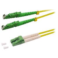 Accessoires Tv - Video - Son Cordon de raccordement Fibre Uniboot OS2 E2000-APC LC-APC. 3m - Vert Accessoires Tv - Video - Son Cordon de raccordement Fibre Uniboot OS2 E2000-APC LC-APC. 3m - Vert