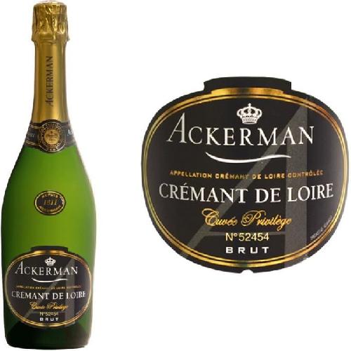 Vin Blanc Ackerman Crémant de Loire Privilege Blanc Brut