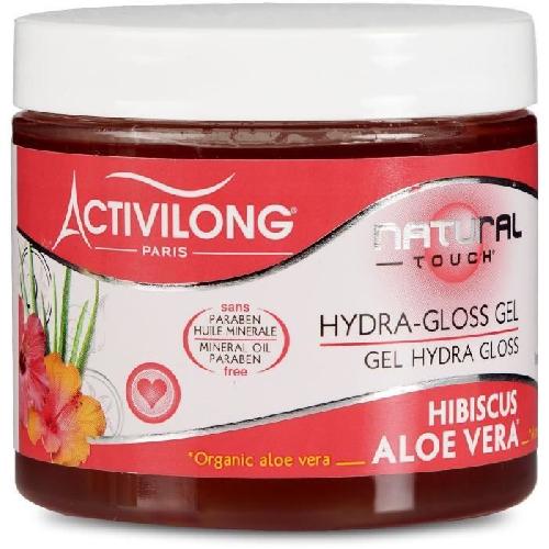 Activilong Natural Touch Gel Hydra Gloss Effet Mouille Hibiscus Aloe Vera 200 ml