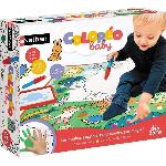 Activité créative - NATHAN - Coloréo Baby - Colorier avec de l'eau. tapis et feutre adaptés