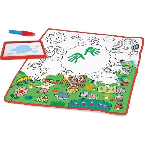 Jeu De Coloriage - Dessin - Pochoir Activité créative - NATHAN - Coloréo Baby - Colorier avec de l'eau. tapis et feutre adaptés