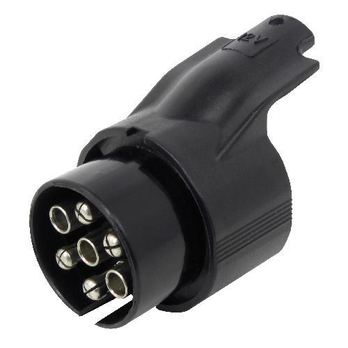 Connectique Remorque Adaptateur 7p Male a 13p Femelle - vehicule avec 7 broches