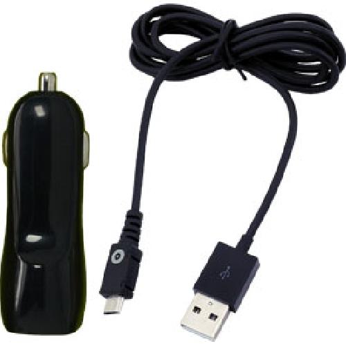 Allume Cigare - Prise Allume-cigare Adaptateur AC 1 USB 1A + cable Micro USB noir