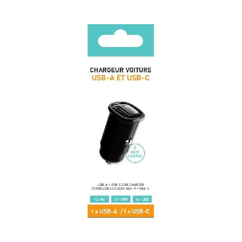 Allume Cigare - Prise Allume-cigare Adaptateur allume-cigare USB A + USB C 30W SD x10