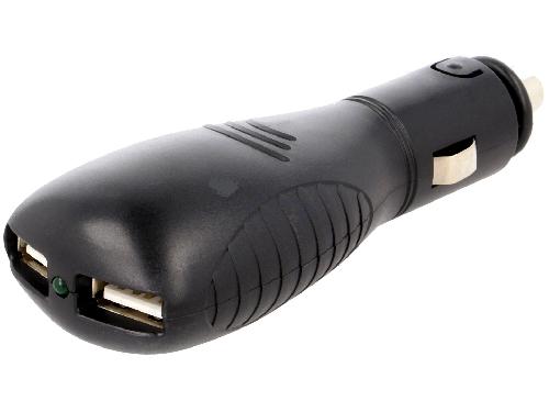 Allume Cigare - Prise Allume-cigare Adaptateur Allume-cigare2x USB - 5V2.5A - Avec diode LED