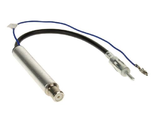 Antenne et adaptateurs de Roger Adaptateur antenne DIN alimentation fantome compatible avec Audi Seat VW ap97 ISO