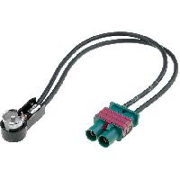 Adaptateur Antenne Double Fakra M ISO M coude compatible avec Audi Fiat Mercedes Peugeot Seat VW Skoda Adaptateur Antenne Double Fakra M ISO M coude compatible avec Audi Fiat Mercedes Peugeot Seat VW Skoda