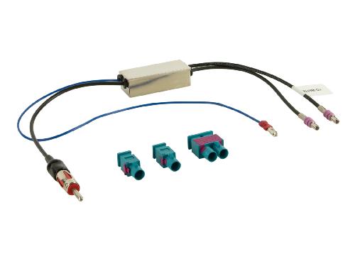 Adaptateurs Antenne Adaptateur antenne Fakra Male set vers DIN Male 12V phantom LEONI