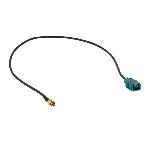 Adaptateur antenne Fakra Z femelle vers SMB femelle 50cm LEONI ROKA