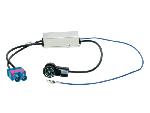 Antenne et adaptateurs de Roger Adaptateur antenne ISO 2 X Fakra Z Alimentation fantome compatible avec Audi Seat Skoda VW ap08