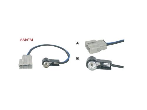 Antenne et adaptateurs de Roger Adaptateur Antenne ISO compatible avec Nissan ap07