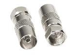 Adaptateurs Antenne Adaptateur Antenne Prise F Male vers prise coaxiale femelle x1