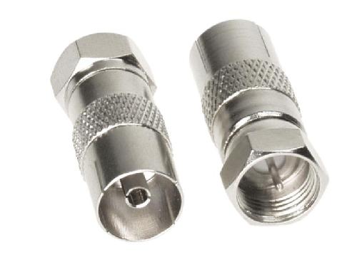 Adaptateurs Antenne Adaptateur Antenne Prise F Male vers prise coaxiale femelle x1