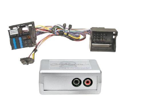 Adaptateur connectivite Autoradio Adaptateur audio AUX compatible avec BMW 3 5 7 mini Z4 X5 - Business RDS CD Philips Becker - Quadlock