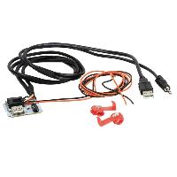 Adaptateur Aux Autoradio Adaptateur de prise USB AUX AD1140G compatible avec Hyundai Tucson 3