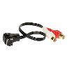 Adaptateur Aux Autoradio Cable adaptateur AUX compatible avec MP3 compatible avec Pioneer Serie P