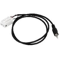 Adaptateur Aux Autoradio Cable Adaptateur AUX Jack compatible avec Mercedes A B C CLK GL M R S SL
