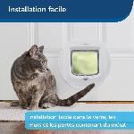 Chatiere - Trappe - Porte Adaptateur d'installation pour chatiere PETSAFE  PPA19-16811 - Brun