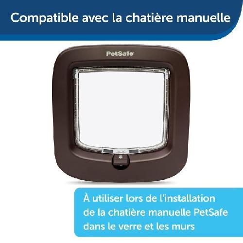 Chatiere - Trappe - Porte Adaptateur d'installation pour chatiere PETSAFE  PPA19-16811 - Brun