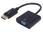 Cable - Connectique Pour Peripherique Adaptateur D-Sub HD femelle vers DisplayPort male 0.15m noir