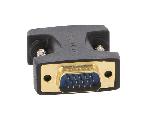 Adaptateur D-Sub male HD noir taille 0.05m