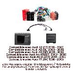X Commande au volant de Roger Adaptateur de Commande au Volant compatible avec Audi A3 A4 A6 TT 99-09 avec Mini ISO Multilead Pro - voir liste