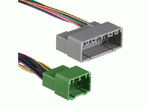 Fiche ISO Hyundai Adaptateur de systeme actif Compatible avec Hyundai Kia Bypass Amplificateur 09-19 - voir liste