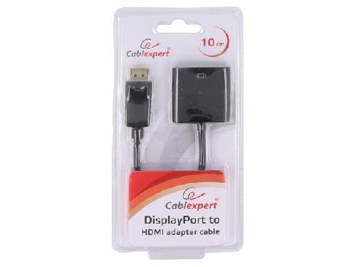 Cable - Connectique Pour Peripherique Adaptateur DisplayPort 1.1 prise male HDMI femelle Full HD 0.1m - noir