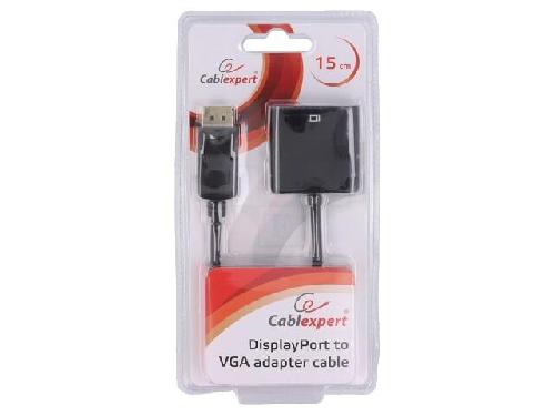 Cable - Connectique Pour Peripherique Adaptateur DisplayPort 1.1a prise male D-Sub 15pin HD femelle 0.15m - noir