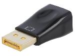 Cable - Connectique Pour Peripherique Adaptateur DisplayPort 1.1a prise male D-Sub 15pin HD femelle Full HD - noir