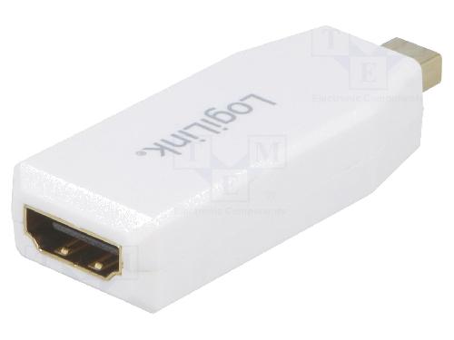 Cable - Connectique Pour Peripherique Adaptateur DisplayPort 1.2.DVI 1.0.HDCP 1.3 HDMI 1.4 - Blanc