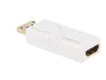 Cable - Connectique Pour Peripherique Adaptateur DisplayPort 1.2.HDCP 1.3 HDMI 1.4 - Blanc
