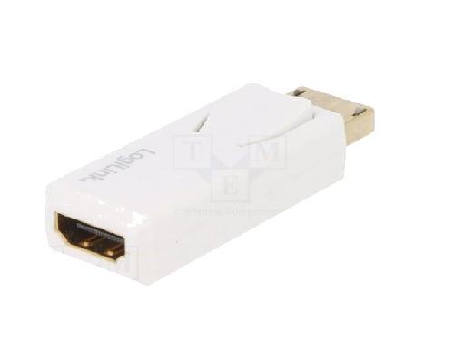 Cable - Connectique Pour Peripherique Adaptateur DisplayPort 1.2.HDCP 1.3 HDMI 1.4 - Blanc