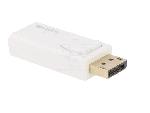 Cable - Connectique Pour Peripherique Adaptateur DisplayPort 1.2.HDCP 1.3 HDMI 1.4 - Blanc