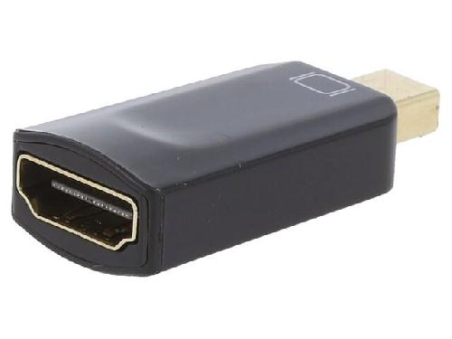 Cable - Connectique Pour Peripherique Adaptateur DisplayPort 1.2 HDMI 1.3 femelle mini DisplayPort prise male Full HD - noir