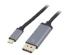 Cable - Connectique Pour Peripherique Adaptateur DisplayPort 1.2 USB 3.2 4K UHD 1.8m - Noir