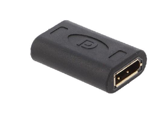 Cable - Connectique Pour Peripherique Adaptateur DisplayPort 1.4 femelle des deux cotes HDCP 2.2 - Noir