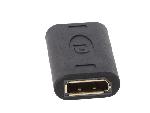 Cable - Connectique Pour Peripherique Adaptateur DisplayPort 1.4 femelle des deux cotes HDCP 2.2 - Noir
