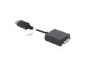 Cable - Connectique Pour Peripherique Adaptateur DisplayPort male vers DVI-I femelle 150mm noir