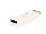 Cable - Connectique Pour Peripherique Adaptateur DisplayPort prise male HDMI femelle - Blanc
