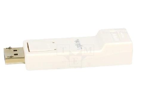 Cable - Connectique Pour Peripherique Adaptateur DisplayPort prise male HDMI femelle - Blanc