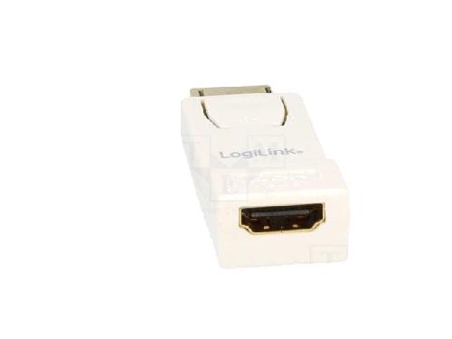 Cable - Connectique Pour Peripherique Adaptateur DisplayPort prise male HDMI femelle - Blanc