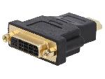 Cable - Connectique Pour Peripherique Adaptateur DVI-D-18+1- femelle HDMI prise male - noir
