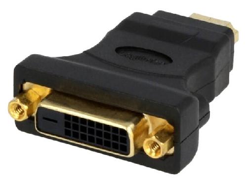 Cable - Connectique Pour Peripherique Adaptateur DVI-D -24-1- femelle HDMI prise male - noir