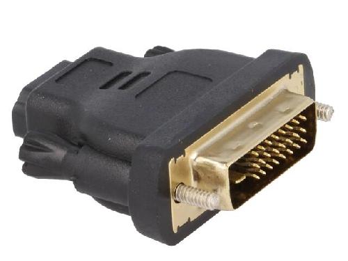 Cable - Connectique Pour Peripherique Adaptateur DVI-D male vers HDMI femelle noir