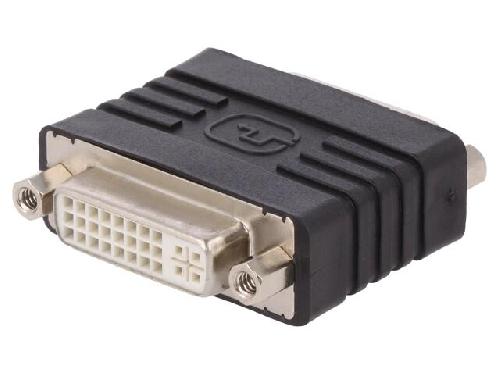 Cable - Connectique Pour Peripherique Adaptateur DVI-I -24-5- femelle des deux cotes - noir