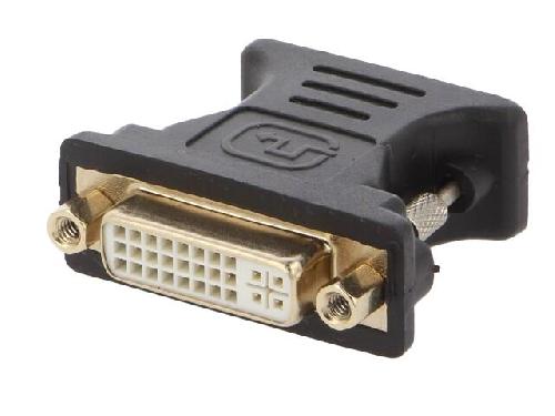 Cable - Connectique Pour Peripherique Adaptateur DVI-I femelle vers D-Sub HD male noir