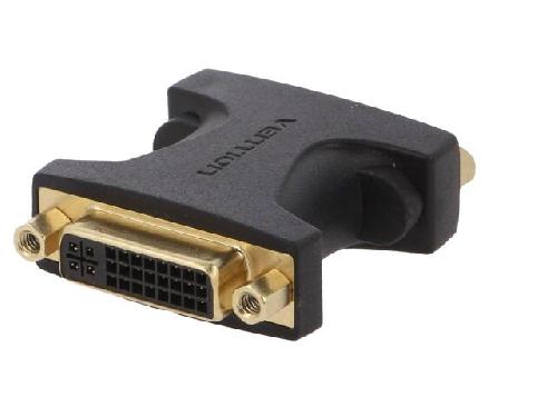 Cable - Connectique Pour Peripherique Adaptateur DVI-I femelle vers DVI-I femelle noir