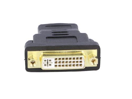 Cable - Connectique Pour Peripherique Adaptateur DVI-I femelle vers HDMI male noir