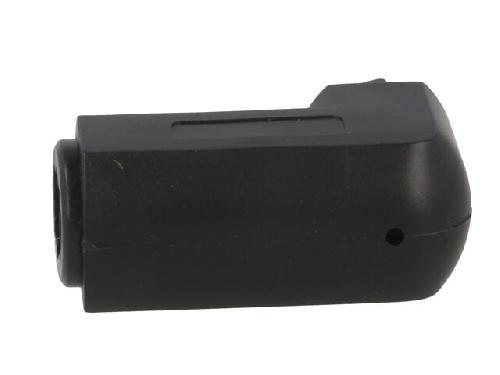 Cable - Connectique Pour Peripherique Adaptateur en fibre optique fiche femelle angulaires 90o Noir